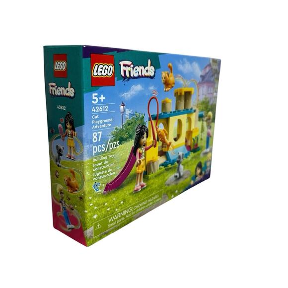 Lego 42612 Friends Cat Playground Adventure Set 87 pieces Liann and Olly Figures - Picture 2 of 5